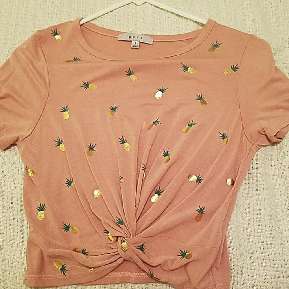 Pineapple Crop Top